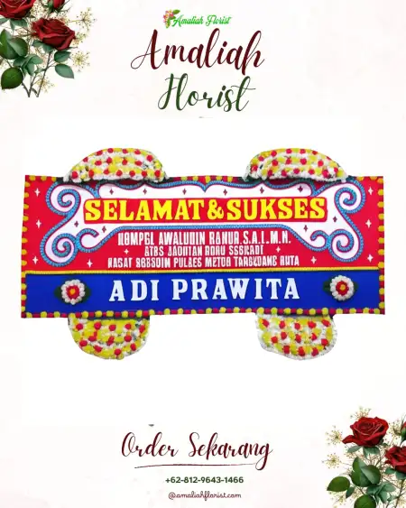 Papan Bunga Ucapan Selamat Kambo